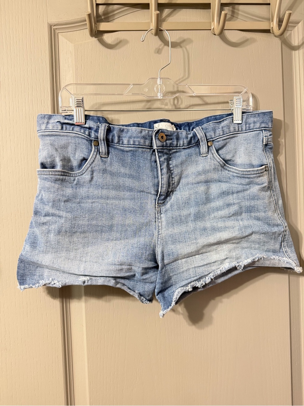Carve Designs Light Blue Denim Cutoff Shorts 12 stretchy